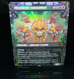 MTG Triceraton Commander (Showcase) Foil x1 #0226 - TMNT - Image 1