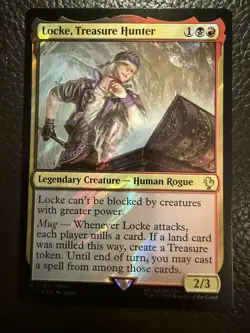 Mtg FIC Final Fantasy — Locke, Treasure Hunter —NM SURGE FOIL - Image 1