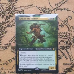 MTG Kraven The Hunter 0273 Extended Art NON FOIL Rare - Image 1