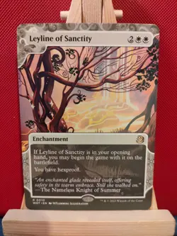 Leyline of Sanctity (Showcase) - Eldraine: Enchanting Tales - Rare - NM - MTG - Image 1