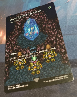 Search for the Frozen Esper / Nature's Claim - Final Fantasy - NM (see pics) MTG - Image 3
