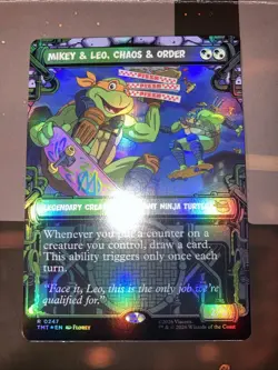 Mikey & Leo, Chaos & Order (Showcase) Teenage Mutant Ninja Turtles Foil - Image 1