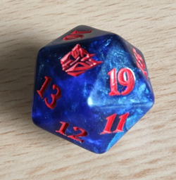 MTG Oversized D20 Spin Down Dice - Magic the Gathering - Various Sets - Image 2