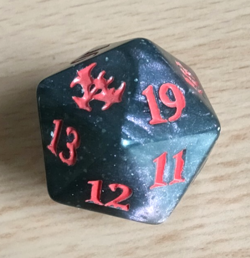 MTG Oversized D20 Spin Down Dice - Magic the Gathering - Various Sets - Image 3