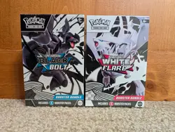 Pokemon TCG Black Bolt & White Flare Booster Bundles Factory Sealed (Lot of 2) - Image 1