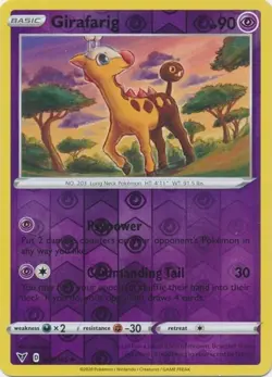 POKEMON TCG - VIVID VOLTAGE - GIRAFARIG - REVERSE HOLO - 065/185 - Image 1