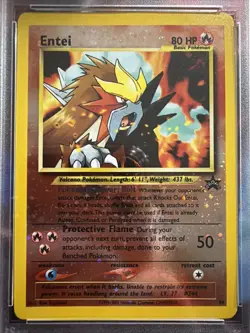 PSA 6!!! Entei Reverse Holo! 2001 Pokemon 3 Movie Promo!!! - Image 3