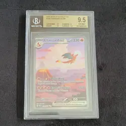 Pokemon Charizard ex 199/165 Scarlet & Violet 151 SIR BGS 9.5 - Image 1