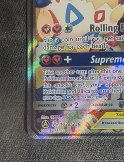 Pokemon Togepi & Cleffa & Igglybuff GX TAG TEAM Alternate Art Promo Holo 143A - Image 4