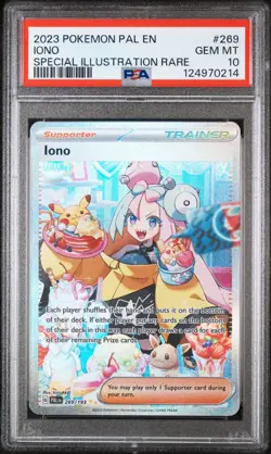 2023 Pokemon Pal Special Illustration Rare Iono PSA 10 #269/193 - Image 1