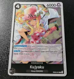 One Piece CCG Kujyaku Heroine's Edition Rare Foil Card EB03-041 NM - Image 1