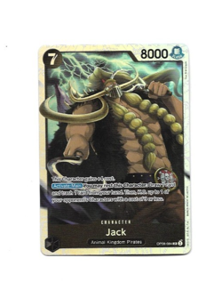 One Piece Card Game Jack OP08-084 SR Super Rare Foil Card NM - Image 1