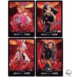 DON !! Nami Hancock Robin Uta 4 set Heroines Edition ONE PIECE Card Japanese - Image 1