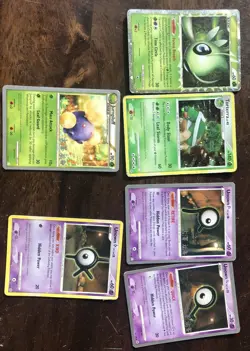 Lot Of 50 Pokemon Cards; Celebi, Torterra, Unown, Jumpluff & More - Image 2