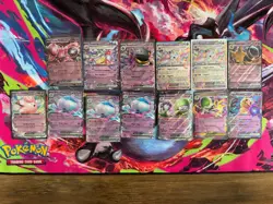 Pokemon Card Lot of 111 Official TCG Cards EX and Mega EX and V x111 Cards - Image 2