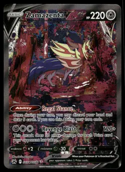 Pokemon Cards Zamazenta V GG54/GG70 Crown Zenith Galarian Gallery *eBay Live* - Image 1