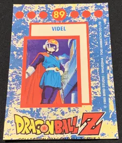 Dragon Ball Z DBZ 1989 Trading Card Bird Studio Series 2 Holo Prism #89 Videl - Image 4