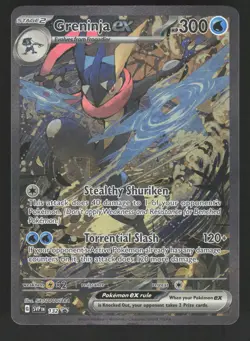 Greninja ex 132 Pokemon TCG SV: Scarlet & Violet Promo Cards NM - Image 1