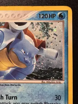 Blastoise 1/17 POP Series 3 Promo Pokemon Card Holo Foil Rare Swirl HP - Image 4