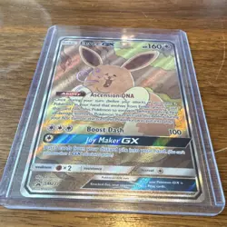 Pokemon Eevee GX SM233 Full Art Promo Holo Basic Card 160HP SM Set English - Image 1