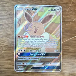 Pokemon Eevee GX SM233 Full Art Promo Holo Basic Card 160HP SM Set English - Image 3