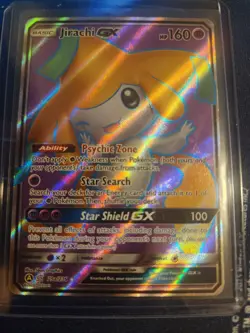 Pokemon Jirachi GX Full Art TCG Unified Minds Promo Card 79a/236 Holo - Image 1