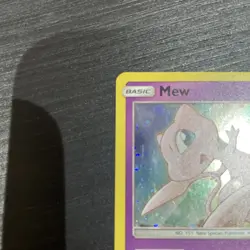 Mew SM215 Black Star Promo Holo Pokemon Card LP condition - Image 2