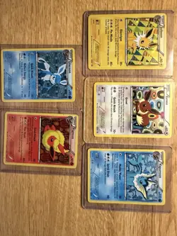 Pokemon TCG Eeveelution Black and White Promo Card Set Incomplete Set - Image 1