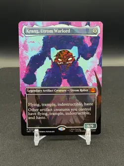 Krang, Utrom Warlord Borderless Non-Foil 0221 TMNT Magic the Gathering MTG - Image 1