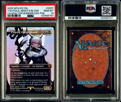 2025 MTG Final Fantasy Y'shtola, Night's Blessed Borderless Foil PSA 10 - Image 3