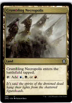 MTG Crumbling Necropolis Commander: Dominaria United Uncommon #205 - Image 1