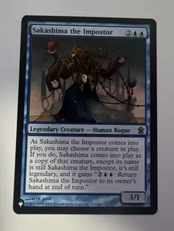 Sakashima the Imposter (Saviors of Kamigawa) Magic: List Mystery Booster #53 NM - Image 1