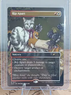 Rip Apart 1917 Secret Lair Drop Cats Are Better Than Dogs NonFoil MTG - Image 1
