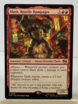 Slash, Reptile Rampager 108 - NM - Teenage Mutant Ninja Turtles - MTG - Image 1