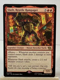 Slash, Reptile Rampager 108 - NM - Teenage Mutant Ninja Turtles - MTG - Image 2
