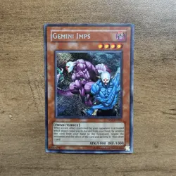 YUGIOH GEMINI IMPS PP01-EN005 SECRET UNLIMITED ED LP - Image 1