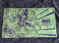 RBET Indiana Krebons Yggdrasil Materias Green Playmat Mat YuGiOh Second Chance - Image 1