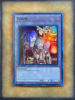 Yugioh Token SDCH-ENT04 Super Rare 1st Ed NM - Image 1