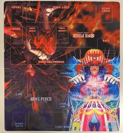 Official One Piece Playmat Luffy & Black B & Shanks & Buggy 2 Player Tournament - Image 1