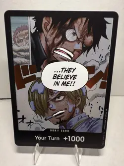 DON!! Card Luffy & Sanji OP-11 A Fist of Divine Speed One Piece English NM - Image 1
