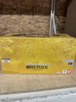 SEALED One Piece Card Game [12x] Tin Pack Set Vol.2 [TS-02] Display English - Image 3