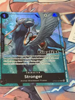Stronger (CS 25-26 Finalist Card Set 2) OP09-089 One Piece Promotion Cards Foil - Image 1