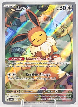 Pokemon Card - Eevee (173) Sv: Scarlet & Violet Promo Card Holo - Image 1