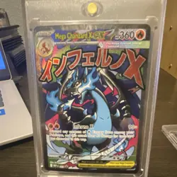 Pokemon Mega Charizard X EX Holo Full Art Promo Me: Mega Evolution 023 Card - Image 1