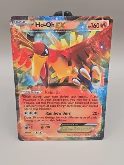 Pokemon TCG Cards Ho-Oh EX 22/124 Dragons Exalted Ultra Rare Holo EXC - Image 1