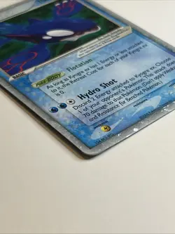 Pokemon TCG Kyogre EX Crystal Guardians Holo Card 95/100 Ex Rare - Image 5