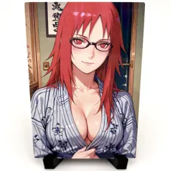 Naruto Karin Sexy Hot Anime Waifu Girl Doujin Lewd Goddess Story Holo Art Card - Image 1