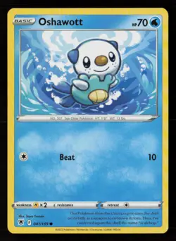 Oshawott SWSH10: Astral Radiance #041/189 Common Pokemon Card - Image 1