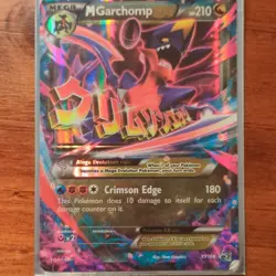 Pokemon M Garchomp EX XY168 Holo Promo Mega 210 HP Dragon Pokemon TCG Card - Image 1