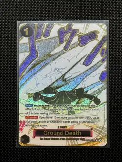 OP14-096 Ground Death Alt Art R Event Manga One Piece TCG English Card - Image 1